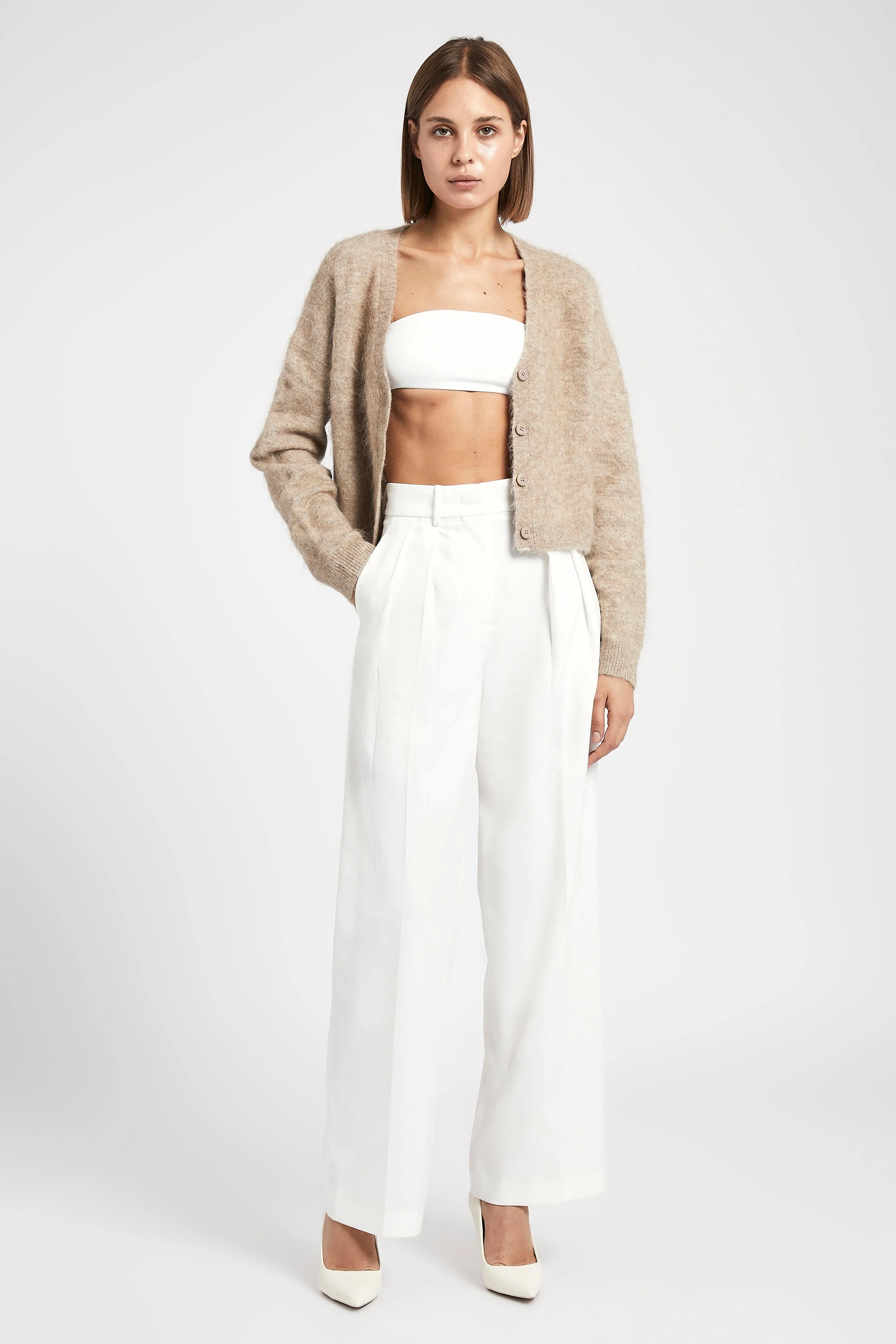 Bandeau Bralet - Ivory - Image 6