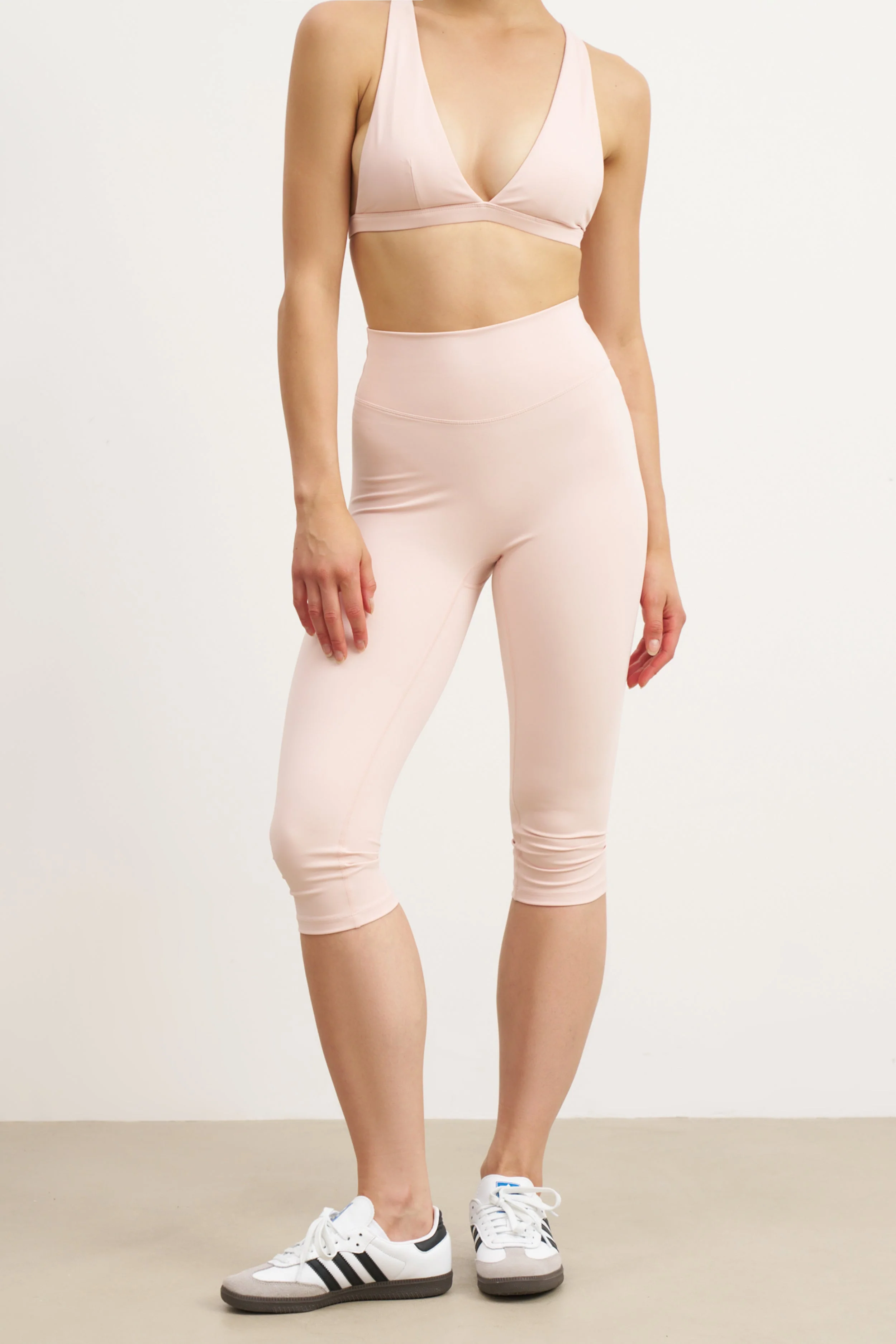 Base Sculpting Capri Leggings - Marshmallow - Image 2