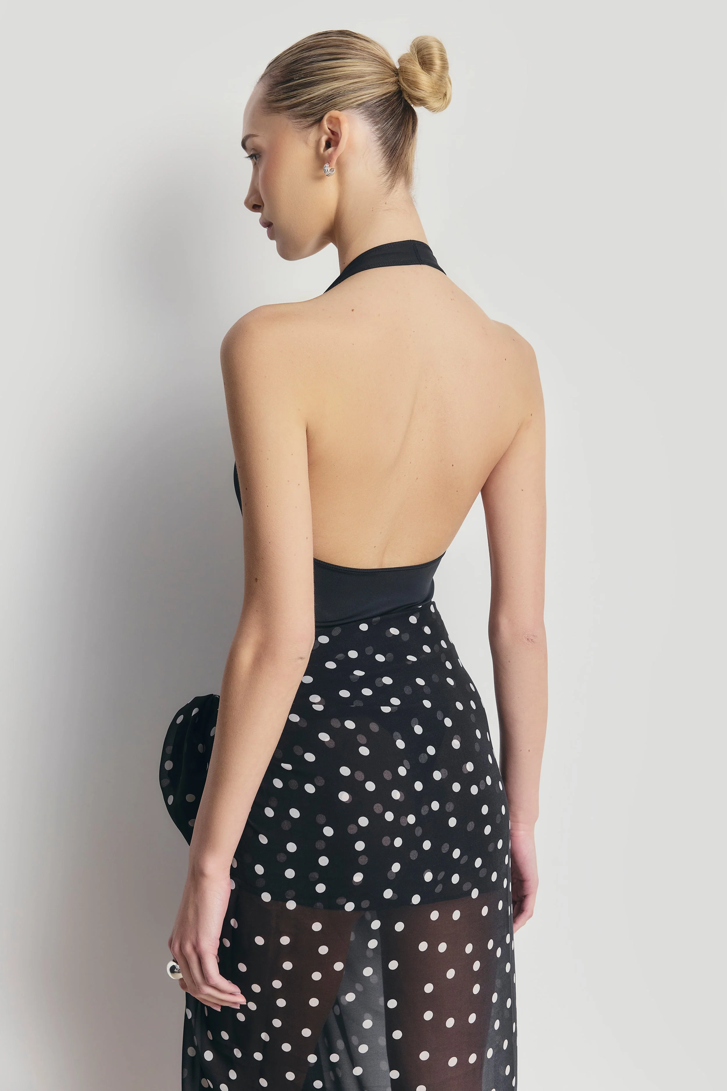 Chiffon Maxi Polka Dot Sarong Scarf - Maxi Polka Dot - Image 5