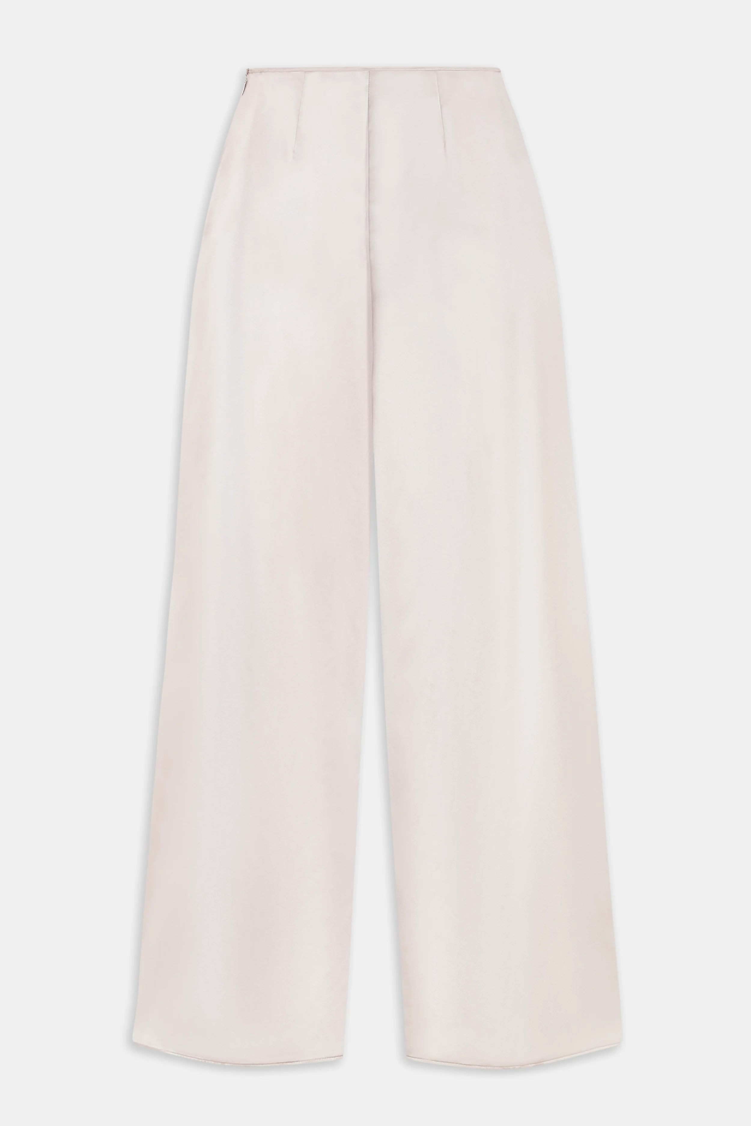 Formal Satin Ultra Wide Leg Trousers - Champagne - Image 7