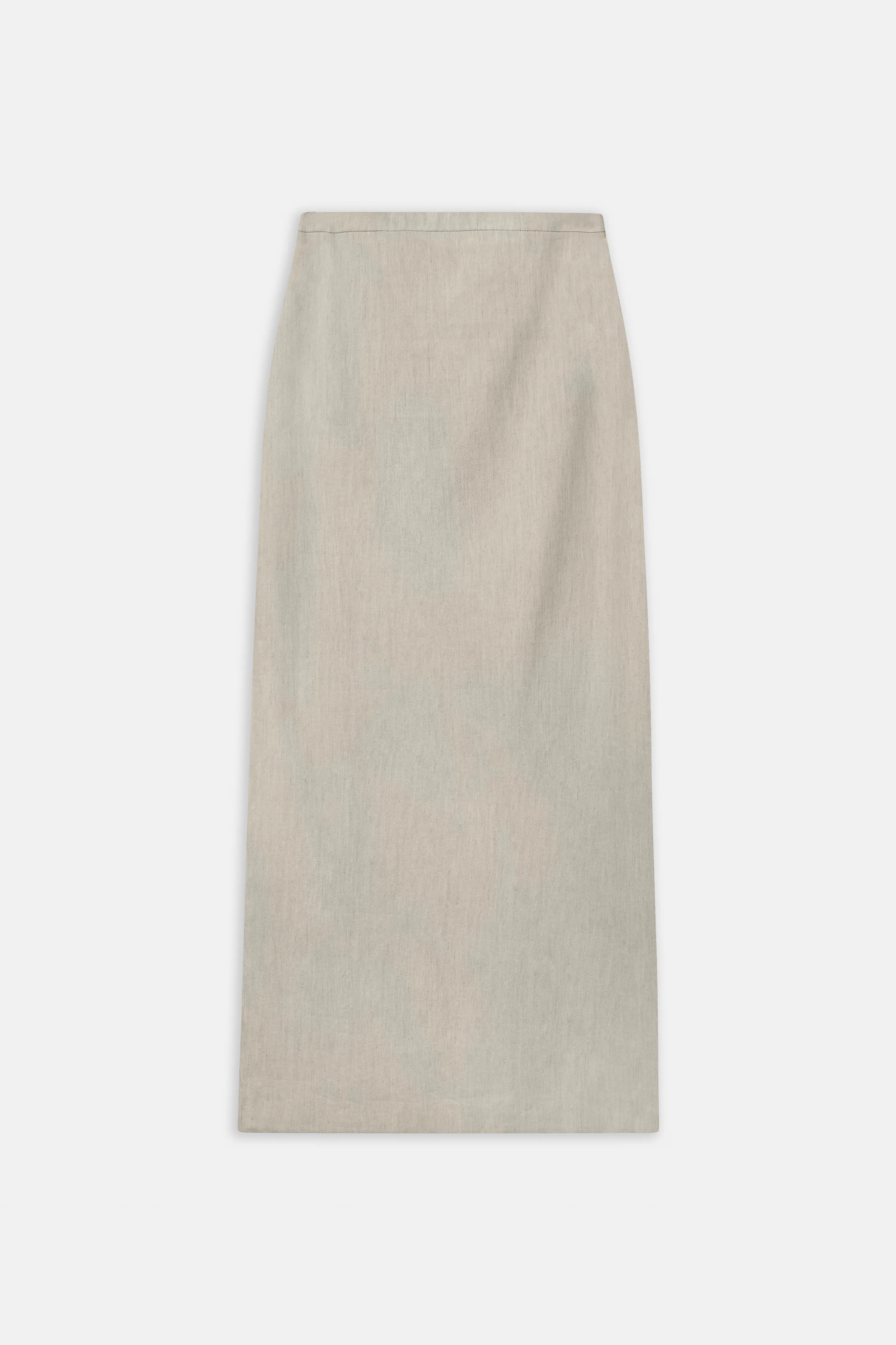 Mid Rise Linen Maxi Skirt - Birch - Image 8